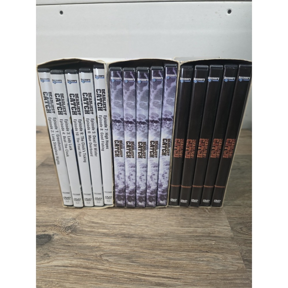 Deadliest Catch Seasons 1,2,3 Discovery DVD Sets